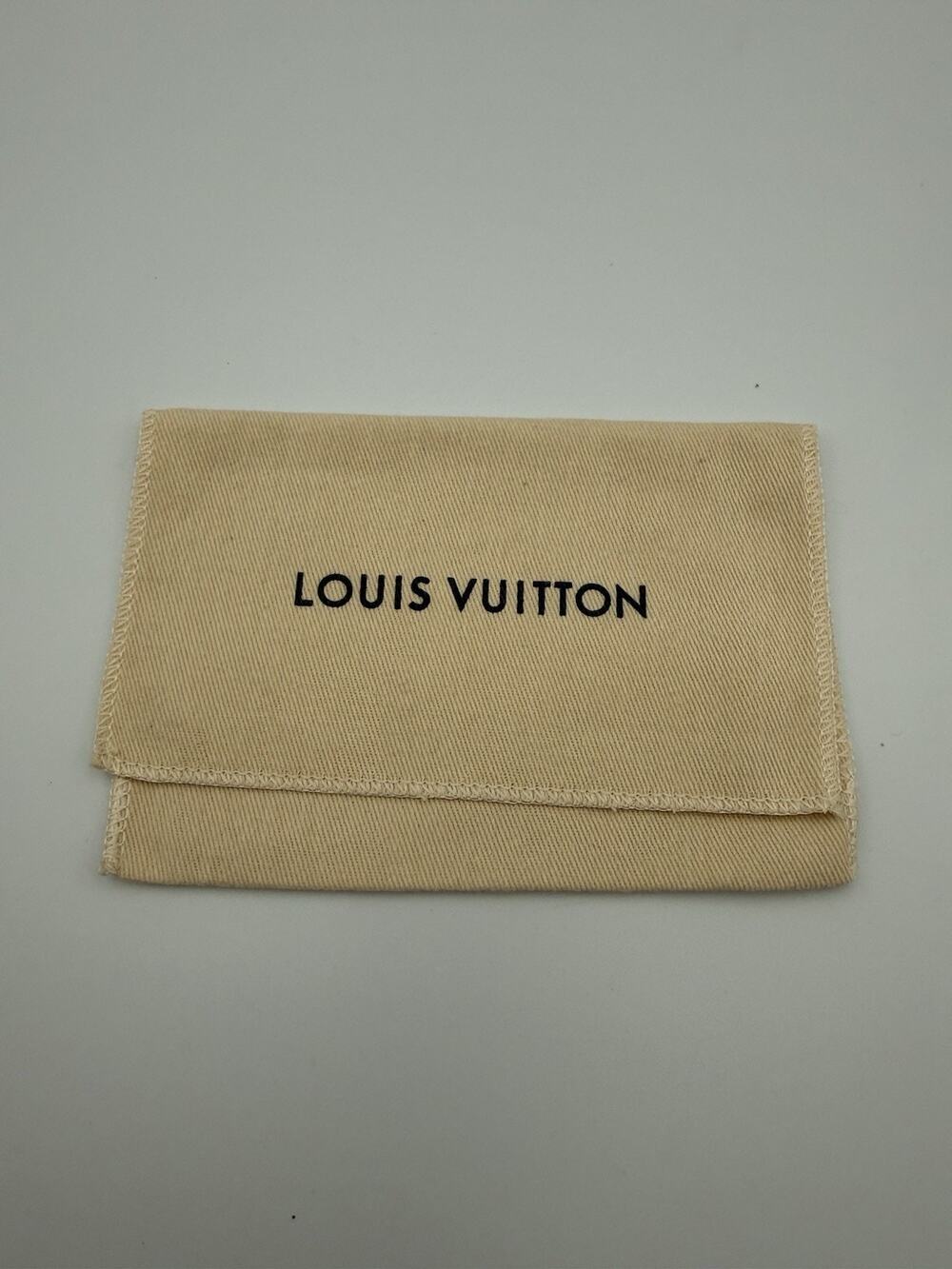 Authentic Louis Vuitton Square Envelope Dust Bag Pouch 5,75” x 4”